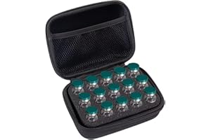 AJFHKJ Insulin Fridge Holder Storage Case Insulin Vial Protector Holder Insulin Cooler Travel Case Organizer Fits Standard 10ml U-100 Vials,15-Slot with 2 Zipper（Only Case）