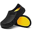 Chef Shoes for Men Nonslip Water Proof Work Shoes Mens Clogs Comfortable Nursing Nurse Shoes for Gardener Men Indoor and Outdoor for Kitchen Office Seaside-Zapatos de Cocina para Hombres