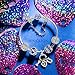 NinaQueen Forever Love 925 Sterling Silver Dark Blue White CZ Round Bead Charms Fit pandöra Charms for Bracelets Necklace Christmas Gifts For Women Birthday Anniversary Gifts For Wife Mom Daughter