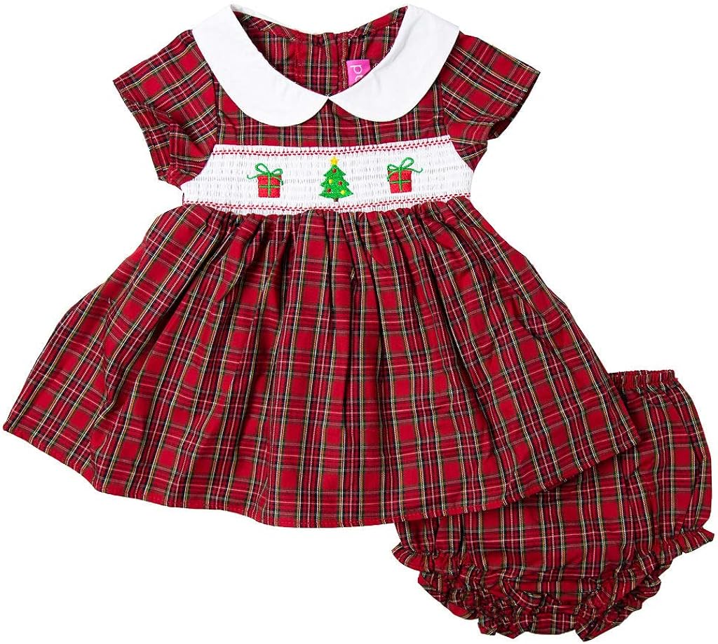 newborn plaid dress