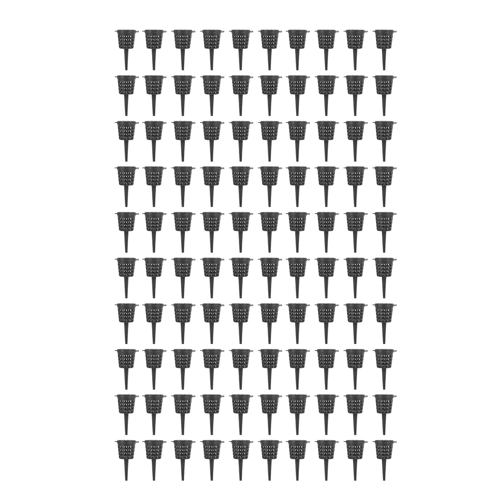 Pssopp 100Pcs Bonsai Fertilizer Baskets, Mini Automatic Portable Fertilizer Mesh Baskets for All Types of Granular Fertilizer