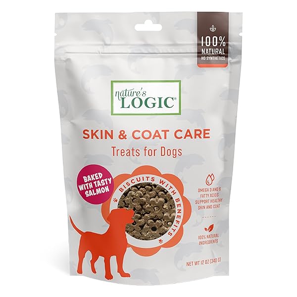 NATURE’S LOGIC BISCUITS WITH BENEFITS SKIN AND COAT,...