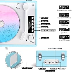 CD Player Portable for Home with Upgraded Speakers
