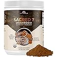 Naturealm Sacred 7 - Mushroom Extract Powder 8 oz - Chaga, Cordyceps, Lion's Mane, Maitake, Reishi, Shiitake & Turkey Tail -