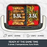 Tefal Easy Fry Flex Air Fryer Large 9L Dual Zone 5.5L+3.5L EY9228G1 view 6
