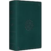 ESV Large Print Personal Size Bible, Red Letter (TruTone, Deep Teal, Emblem Design): Holy Bible, English Standard Version