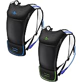 2Pack Hydration Backpack for Hiking with 2L Hydration Bladder - Lightweight Hydration Pack with Big Storage for Kids Women Men Hiking Cycling Camping Running