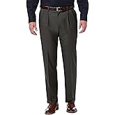 Haggar Men's Premium Comfort Classic Fit Pleat Front Pant Reg. and Big & Tall Sizes
