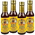 Mount Teman Roots Drink Herbal Organic Roots From Jamaica (4 Bottles of 5oz Each)