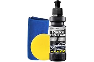 SHIELDOM Car Scratch Remover for Vehicles Auto Paint Swirls & Scuff Removal Polishing Compound to Repair Scratches with Buffer Pad and Towel Works on Cars, Trucks, SUVs, RVs & More -5oz/150ML