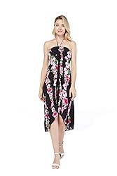Matching Hawaiian Luau Mother Daughter Halter Dress