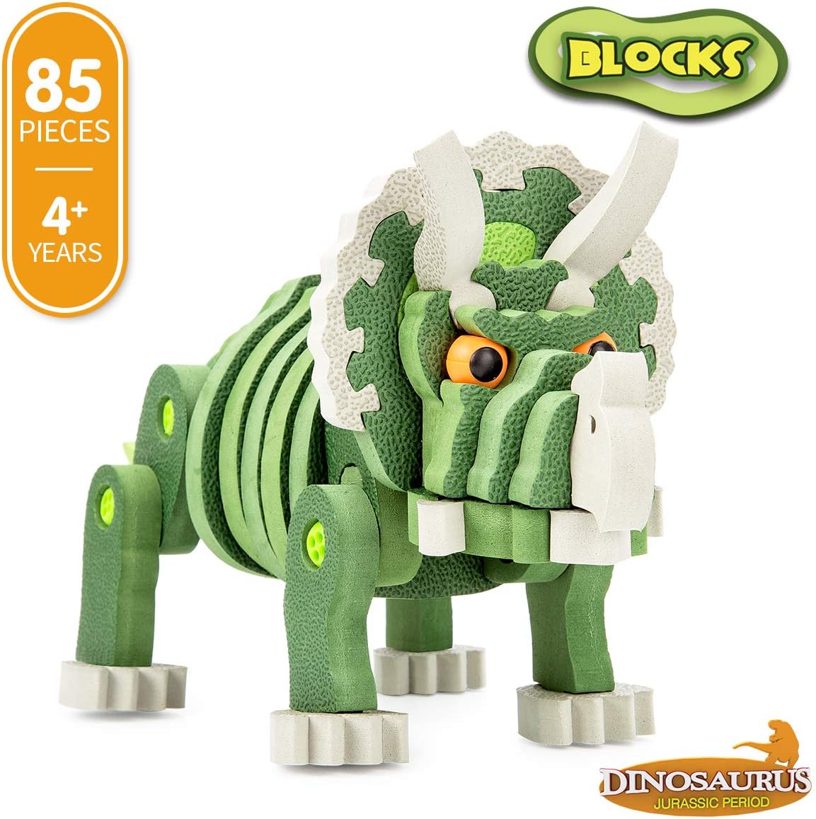 The 9 Best Educational Toy 85Pcs Blocks Happy Zoo Building Big Blocks For Girls