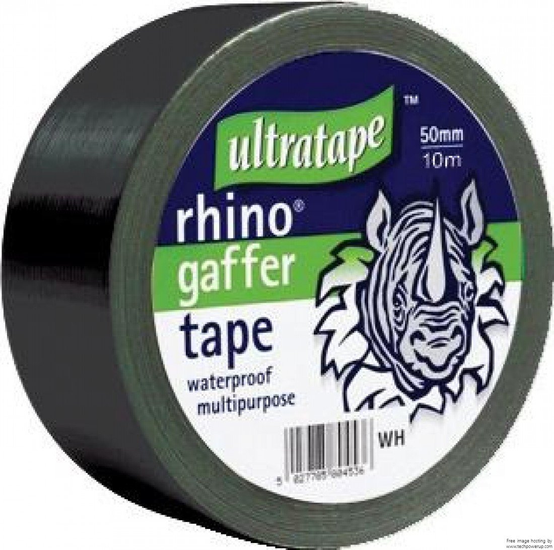 Ultratape 2xRhino 50mm 50mtr Multipurpose Gaffer Tape Black