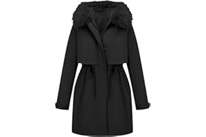 RISISSIDA Women Winter Parka Puffy Coat for Deep Cold,Thicken Puffer Jacket with Long Fur Collar Hooded,Warm Bubble Overcoat
