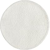 Ikea White Supersoft Bath Shower Mat Rug Bathmat Bathroom Floor Round