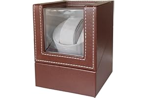 Aokeleilei Watch Winder for Automatic Watches Watch Box Automatic Winder Japanese Motor with Battery Option