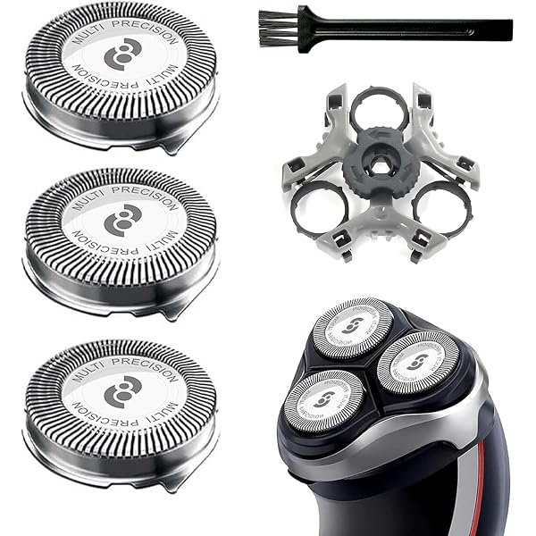 Support De Rasoir Pour Philips Norelco SmartTouch-XL HQ 9161XL/9170XL - Neuf - Argent Et Noir