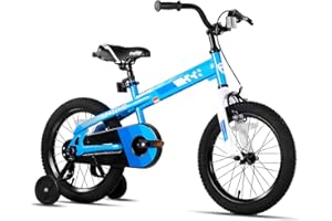 JOYSTAR Whizz Kids Bike 12 14 16 18 Inch Kids' Bicycle for Toddler and Kids Ages 2-9 Years Old, BMX Style Boys Bike with Training Wheels, Children Bicycles, Multiple Colors