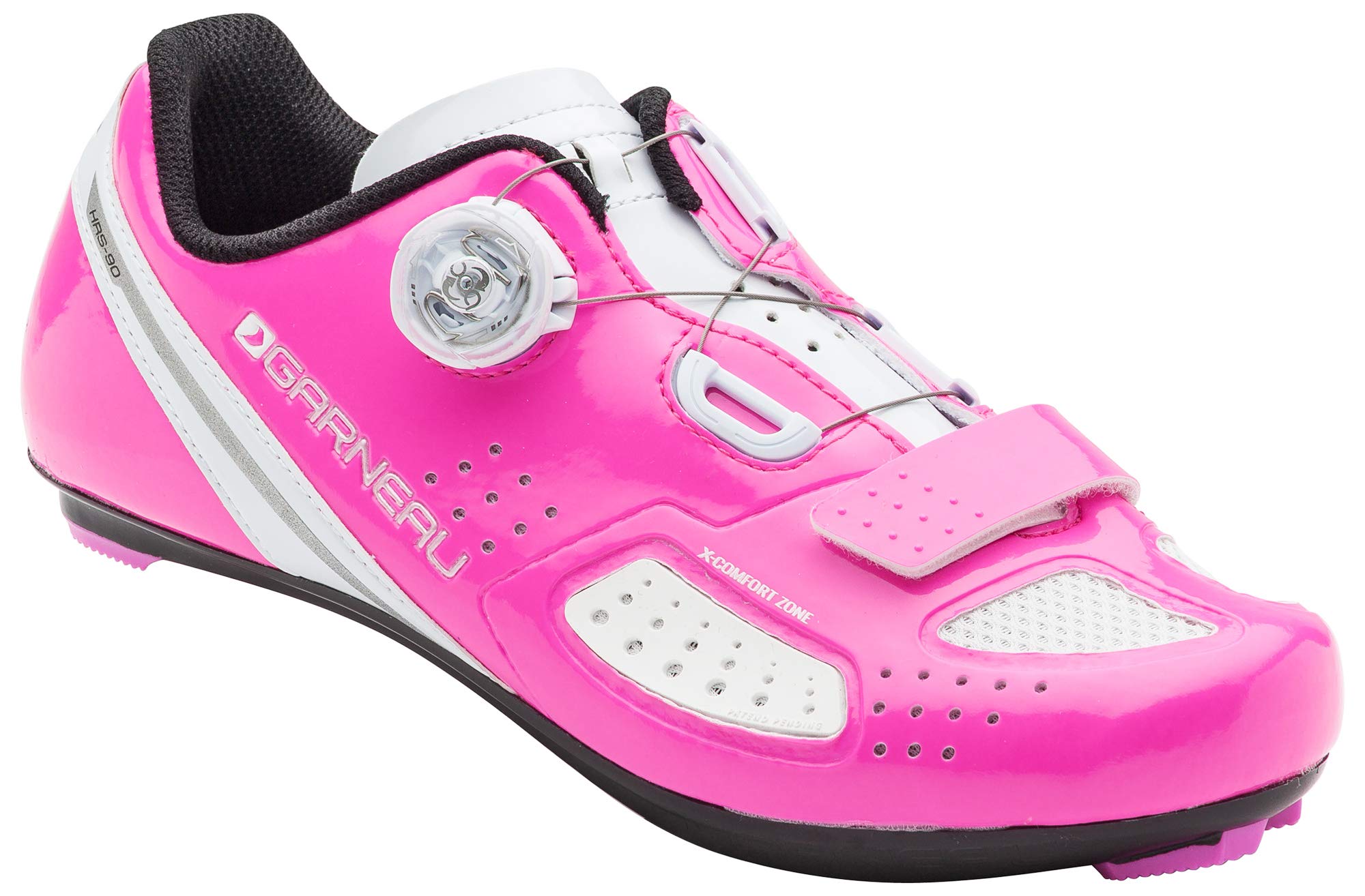 pink road cycling shoes
