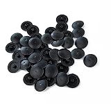 Qrity 50PCS Black 12MM Plastic Screw Cover Caps Cross Head Furniture Cabinet view 8