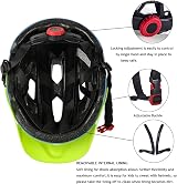 Exclusky Kids Bike Helmet 50-57cm Adjustable Light Blue 5-13 Years view 4