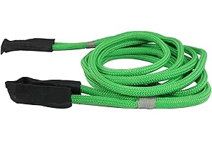 RAINMAN S 1/2in x 20ft Kinetic Recovery Tow Rope Kit 6,800 LBS Heavy Duty Offroad Snatch Strap Replacement for Truck Car