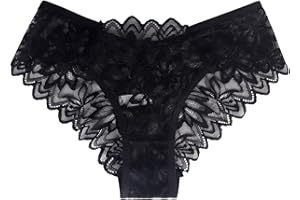 Women's Lace Panties, 6 Colors, Soft Comfortable Nylon Bikini Underwear, Elegant & Fashionable for Dating and More