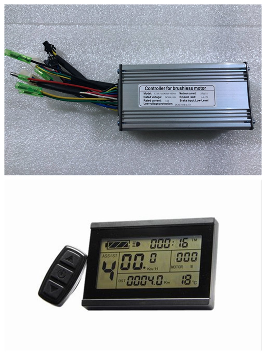 Trick Scooter DC 36V 48V 1000W Brushless Motor Controller With