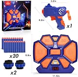 Lehoo Castle Electronic Target for Nerf Guns with 4 Modes Blue view 4