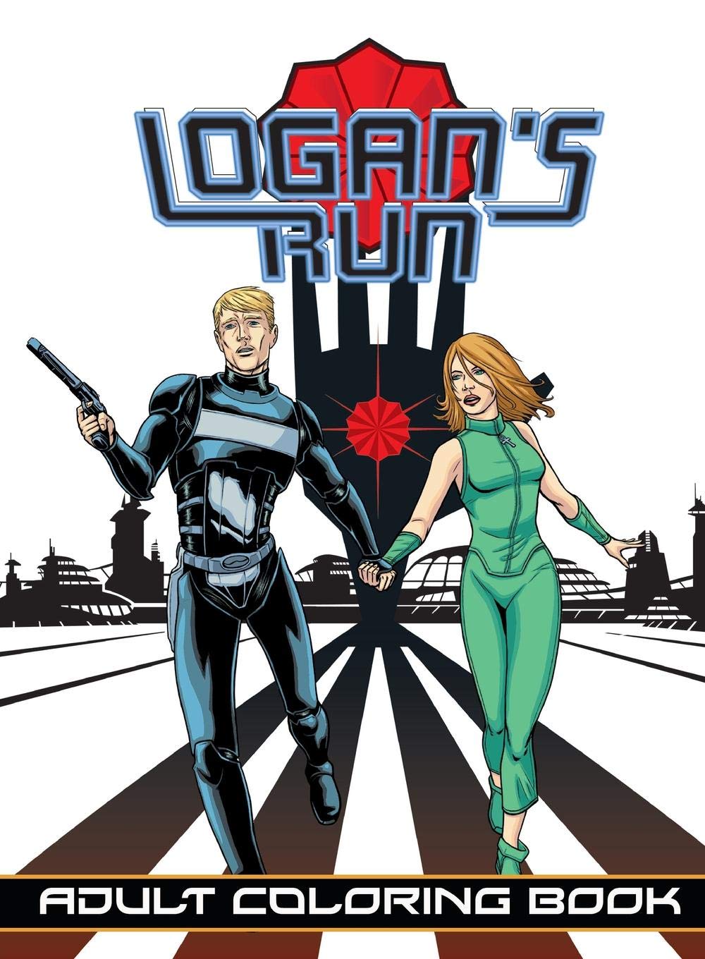 Logan S Run Adult Coloring Book Nolan William F Davis