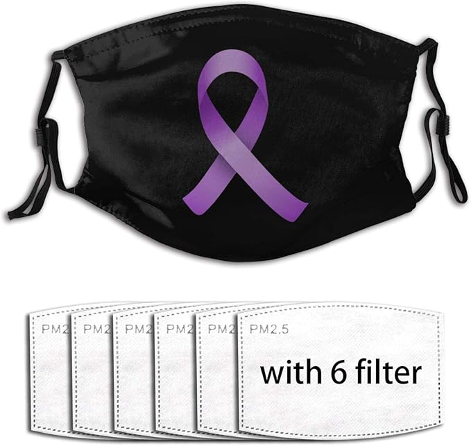 Leukemia Awareness Orange Ribbon Masks with 6 Filters Masks