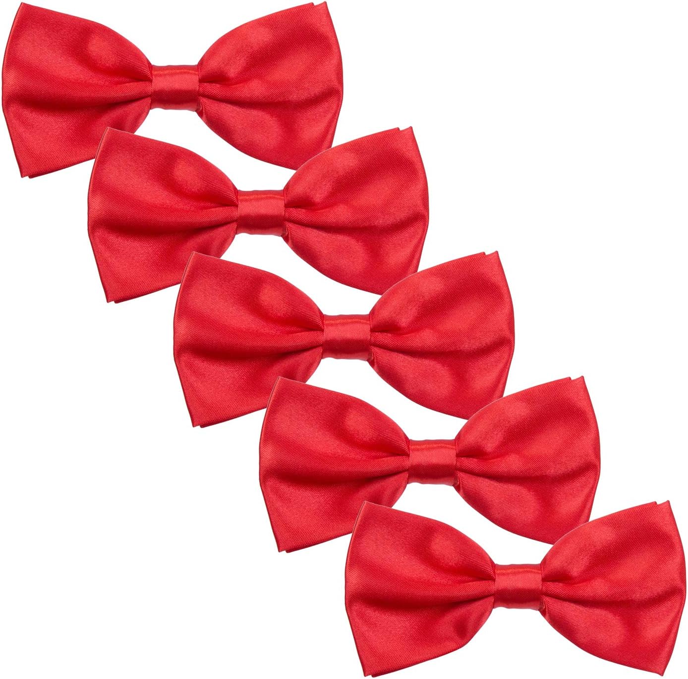 Subeltie 5 Pack of Boys Bow Tie Adjustable Pretied Bow Tie for baby