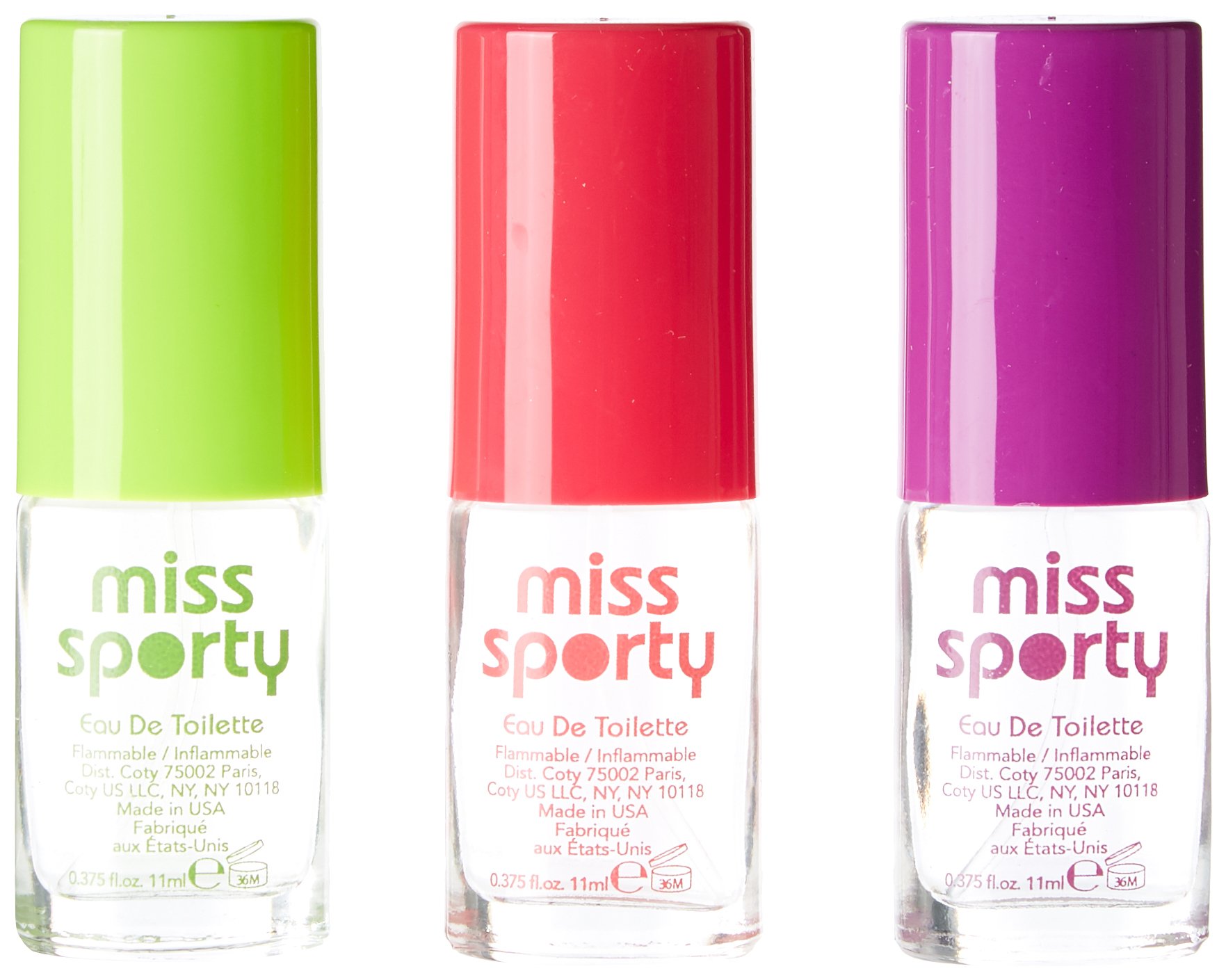 Miss Sporty Eau Booster Pump Up, Eau Clubbing Proof and Eau Crush On You Gift Set
