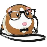 Nerdy Guinea Pig Shoulder Crossbody Bag