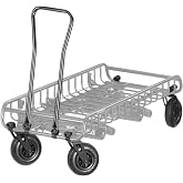 Yakima EXO WarriorWheels Cargo Basket Cart Kit Connects with Grab Handle | Portable Storage Carrier and Wagon for Transporting Heavy Equipment and Accessories