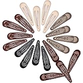 20 Pieces No-Slip Water Drop Hair Clips – Snap Barrettes for Women, 1.96 Inch, Simple & Elegant Design