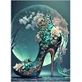Stalente 5D Diamond Painting Kit For Adults – Round Full Drill DIY Art, Glass Shard Flower, 12x12 Inch - View #6