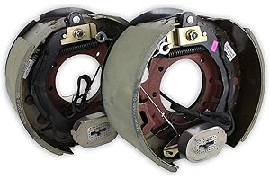 Axletek 12-1/4"x 5" Electric Brake Assembly Pair for 12K & 15K Dexter Axles 1-Right & 1-Left (B1212E-21/B1212E-22)