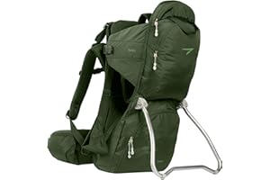 Vandra™ Forest - Scandinavian Hiking Baby Carrier Backpack - Gravity Lock™ Hard-Shell Frame - Nest Child Carrier for Toddler & Kids - Dust Bag, Alu Tag & More Included