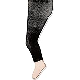 Jefferies Socks Girls' Cotton Footless Tights with Scalloped Edge