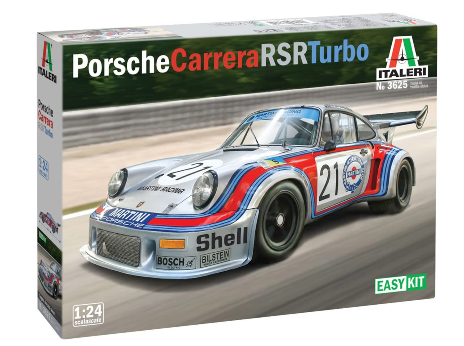 ITALERI ITA3625 Porsche Carrera Scale Model kit, Unpainted