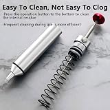 KOOLEVER Solder Sucker Desoldering Pump 2 Silicone Nozzles Aluminum Housing view 6