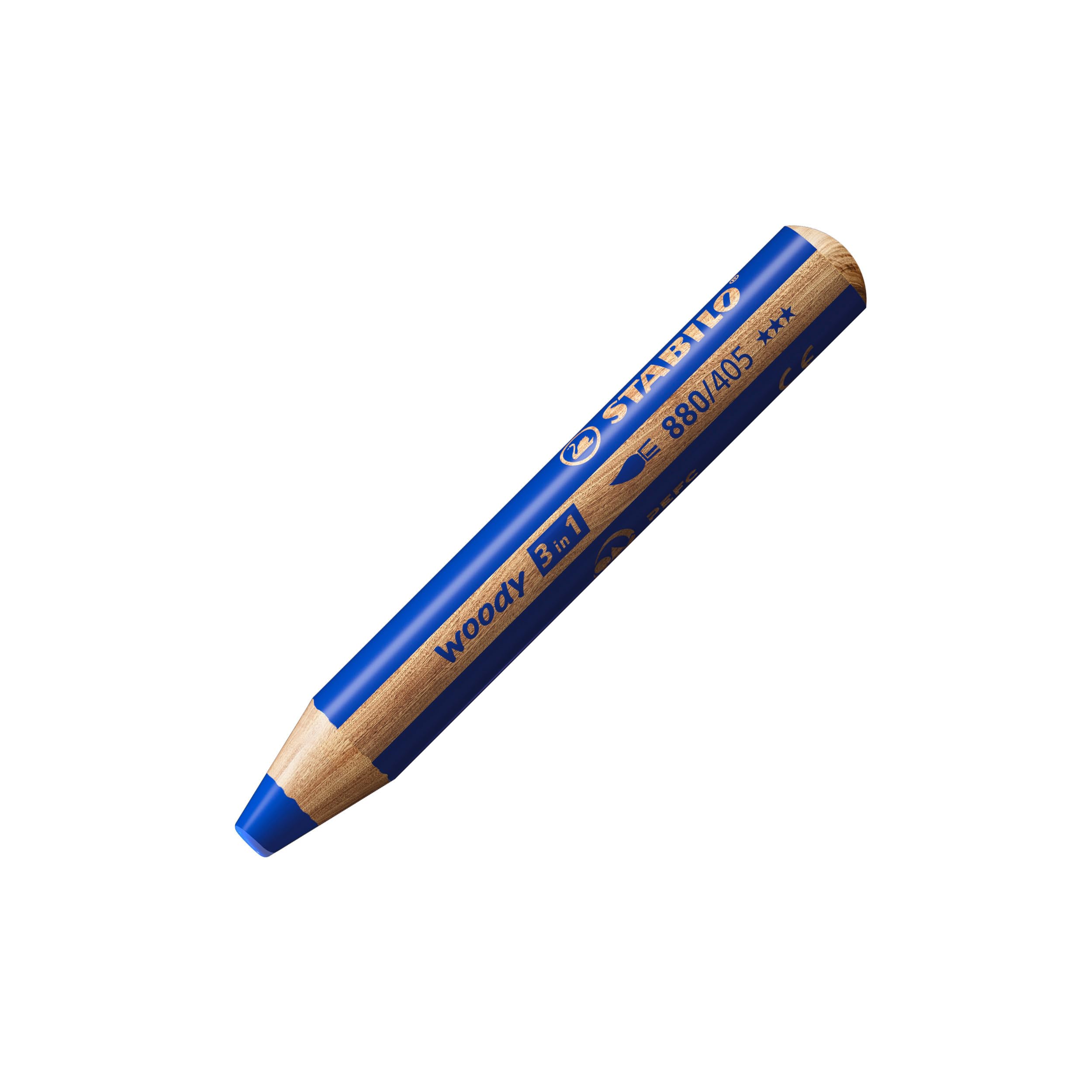 Multi-Talented Pencil - STABILO woody 3 in 1 - Pack of 1 - Ultramarine