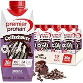 Premier Protein Shake COFFEEHOUSE, Mocha, 30g Protein, No Added Sugar, 24 Vitamins &amp; Minerals to Support Immune Health, 11 fl oz (12 Pack)