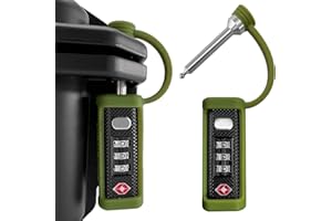 LAFENLIN Gun Case Locks 2 Pack, TSA Approved Case Lock for Gun Case, Handgun Case Padlock for Gun Safe, Air Travel Padlock Hard Pistol Case Lock for Rifles & Shotguns, 3 Digits Heavy Duty TSA Locks