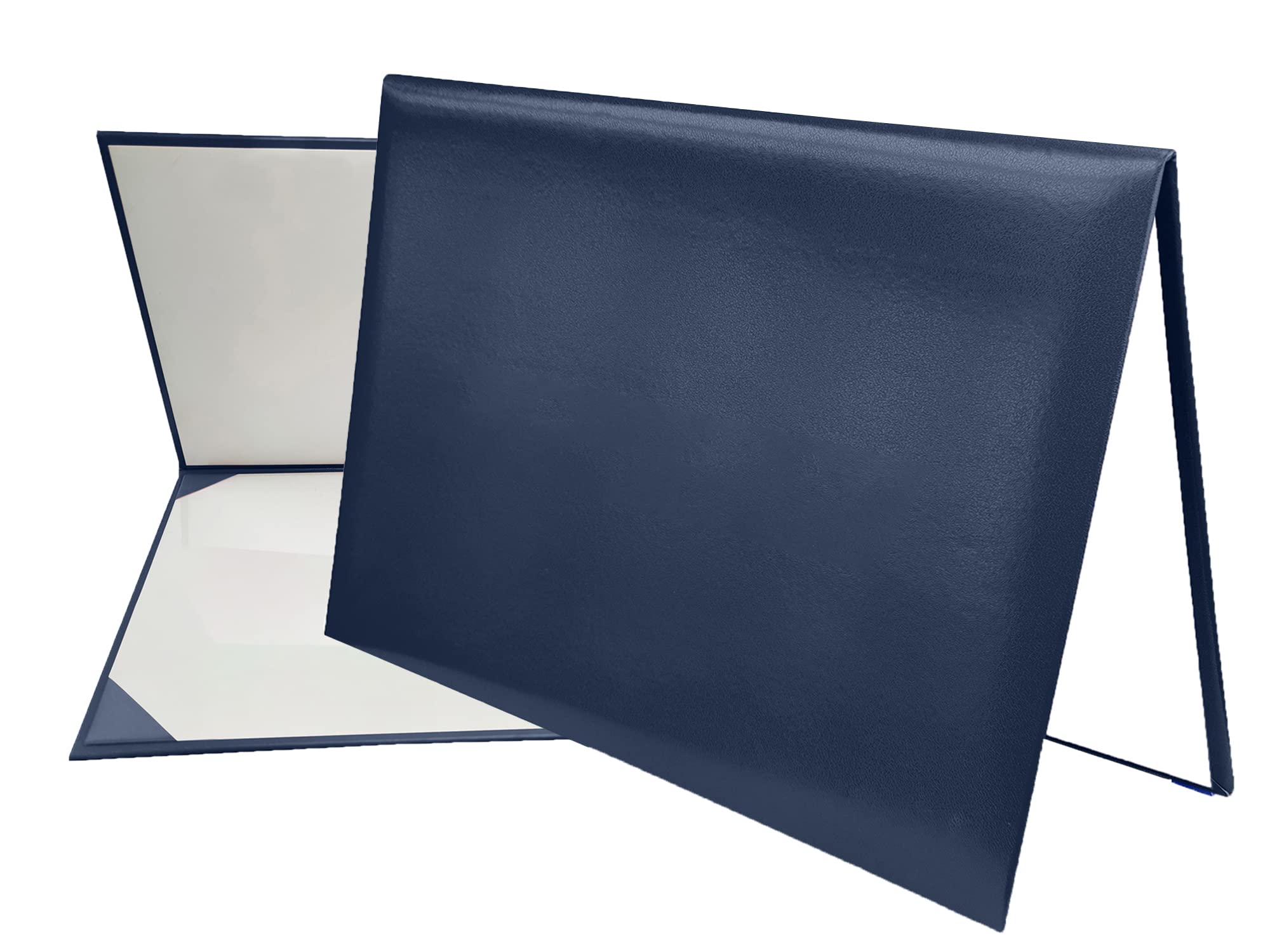Photo 1 of MyGradDay Smooth Diploma Holder Graduation Certificate Cover 8 1/2" x 11" Navy Blue