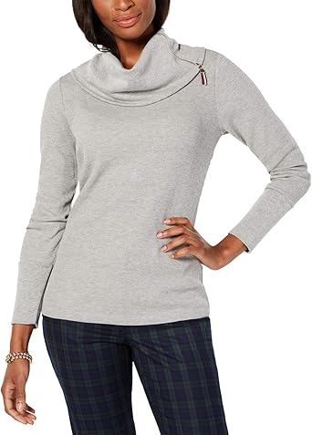 tommy hilfiger funnel neck sweatshirt
