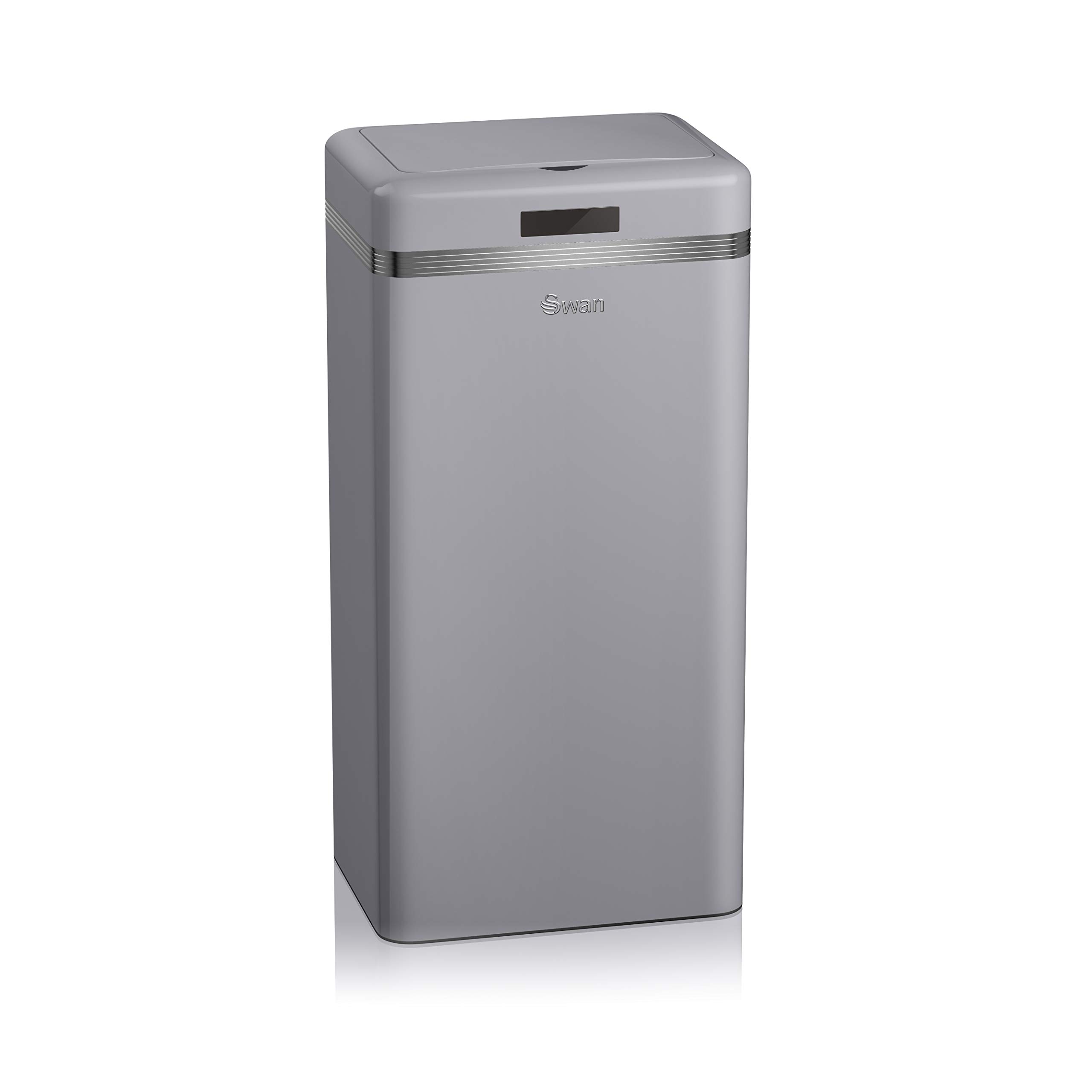 Swan Retro 45L Square Sensor Bin (Grey)
