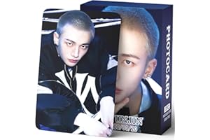 PYAJUU Stray Kids DominATE World Tour Photocards 127 PCS KPOP Hollow Photocard Set Stray Kids Merch Boys and Girls Gift Set 55PCS Photocard and 72PCS Stickers Giant Greeting Cards (HYUNJIN)