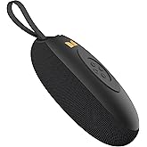 Monster S260 Bluetooth Speaker, Mini Portable Speaker with Bluetooth 5.4, 10W Powerful Sound Wireless Speakers for Outdoor, Compact Design with Silicone Strap, AUX & TF Card Support, Hands-Free Calls